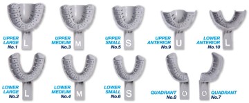 High-Temperature Resistant Autoclavable Dental Impression Tray