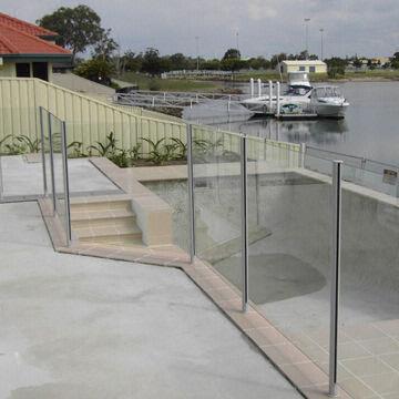 Aluminum Post for Semi-frameless Stair Handrail, Pool Fence, Garden Balustrade and Balcony Armrest