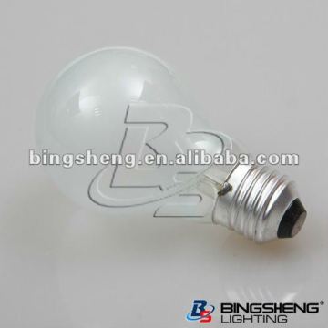 A19 230V 40W/60W/75W/100W incandescent bulb frosted