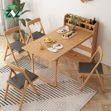 Folding Dining Table Set Extendable Dining Table