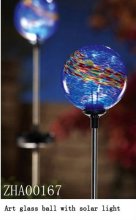 Solar Glass Led Garden Accent Orb
