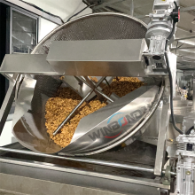 Industrial Meat and Vegetable Cooking Pot Mixer for Sauce and Curry Preparation