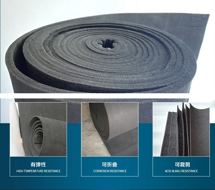 Pan Based Flexible Carbon Graphite Felt 3mm, 5mm, 8mm, 10mm, 12mm