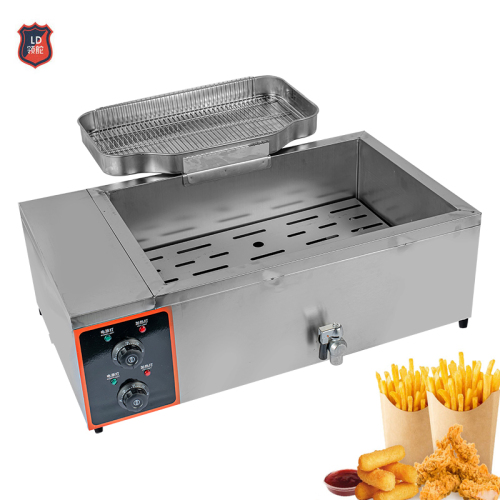 EH40L Commercial Deep Fryer Machine, Plantian Fryer, Prancis Fries Fryer, Penjualan Langsung Pasokan Profesional