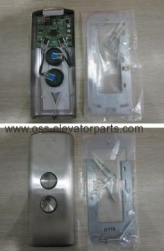 Lop Complete, Satine Polished Panel, 2 Red Satine Polished Buttons With Pcb Hbb?