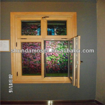 German style alu wood awning window manufacturer