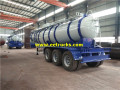 20000 Liter Tri-gandar Trailer Tanker Transport H2SO4