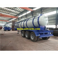 20000 Liters Tri-axle H2SO4 Transport tanker Trailers