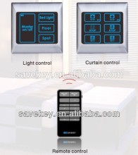Five star hotel super luxurious LED indicator UK and EU switch with PC/metal frame