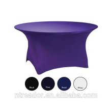 round spandex table cover