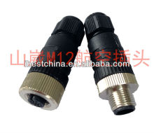 M12 Sensor Cable Connector Female Male M8 Sensor cable Connector,M12 Wireless Mountable Connector (IBEST)