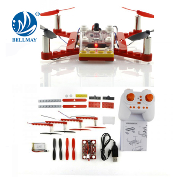 2.4GHz Wireless Remote Control 6 -axis Gyroscope DIY Drone for School Technology Education