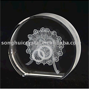 3D laser crystal craft