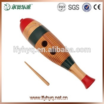 wood music instrument cheap guiro