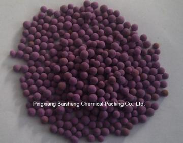 Activated potassium permanganate ball