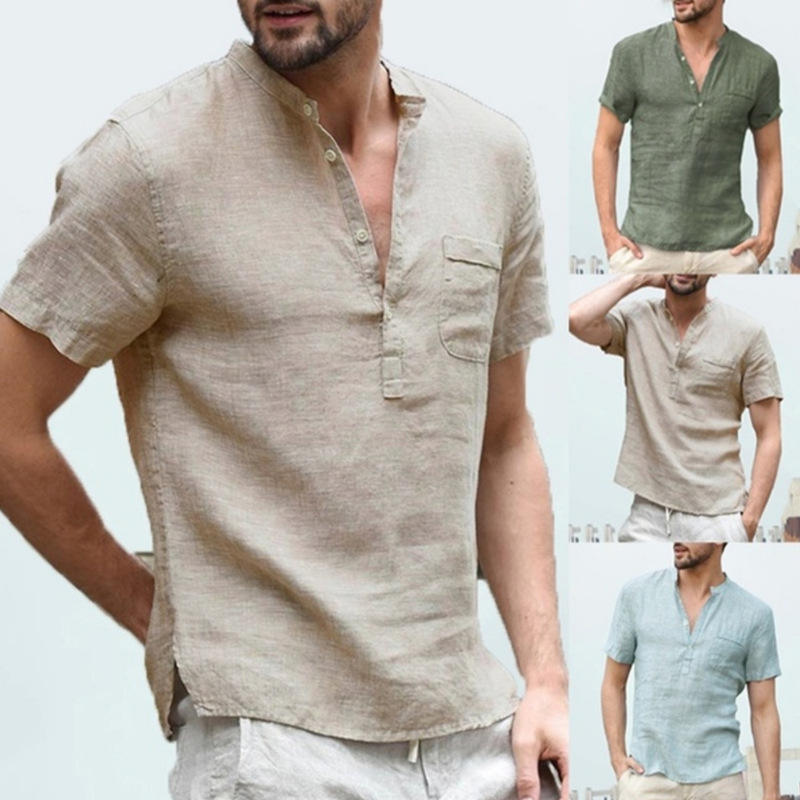 Support Custom Men's Linen Shirts
