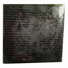 3W/5V/0.6mA PET Solar Panel, Laminated with PCB, Size of 55 x 55 x 30mm
