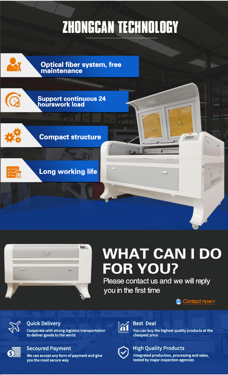 CO2 Laser engraving and cutting machine from zhongcan laser