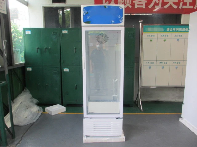 Smad OEM Direct Cooling Beverage Display Upright Showcase Commercial Refrigerator