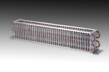 Copper Continious Tube Heat Heat Exchanger