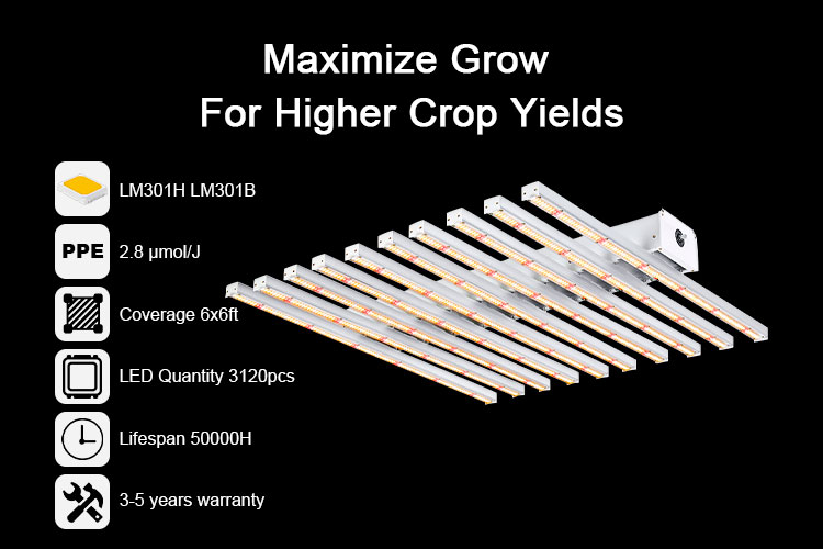 tall grow light for plants