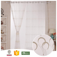 Top 10 10 Years Experience Window Use White Transparent Embroidering Curtain