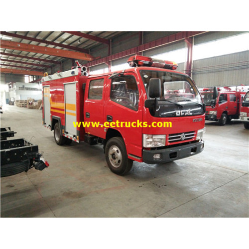 Camions de pompiers de 3000L 140hp