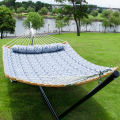 Outdoor Quilted Fabric Double Person Hanging Hammock