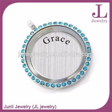 Titanium Stylish Floating Locket Wholesale Clear Glass Locket