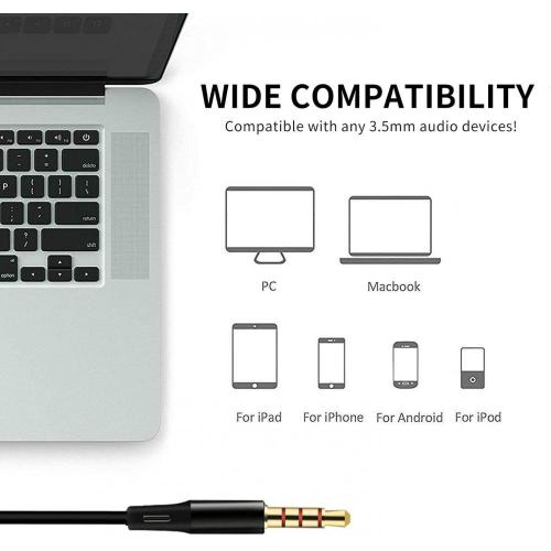 Auricolari cablati con microfono rumore isolante cuffie