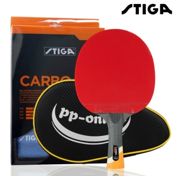 STIGA 6 Star carbon Table Tennis Racket Pro Ping-pong Paddle Pimples In For Offensive Rackets Sport Stiga Racket