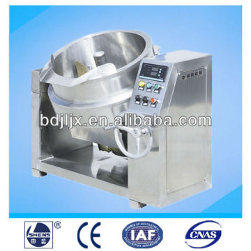 Tilting stirrer mixing pot