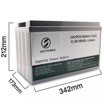 Deep cycle 12V 100Ah 200Ah lithium battery pack