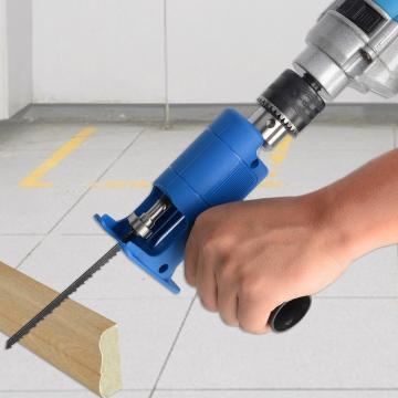 Reciprocating Saw Attachment Adapter Set For Electric Drill Set For Wood Metal Household Power Tool Woodworking Cutting