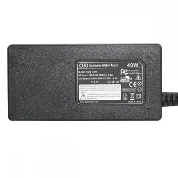 15V-20V 40W Universal Automatic Laptop AC Adapter