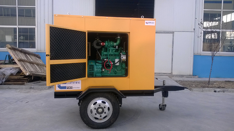 20kw mobile diesel generator 25kva