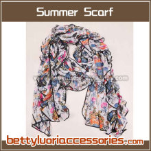 CHIFFON PRINTING SCARF