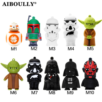 Usb Stick 4gb 8gb 16gb 32gb 64gb Flash Memory Stick Pendrive Mini Star wars USB Flash Drive Mini gift u disk For Tablet PC