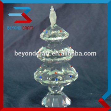 Facet Glass Tree Christmas Decoration Crystal Crafts