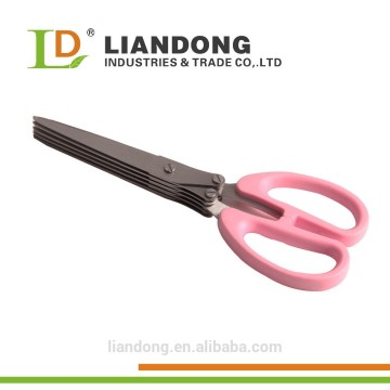 5 blades multi blade kitchen scissors