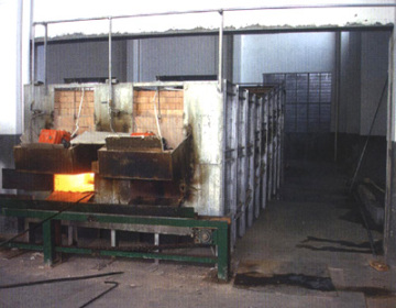 Fueling copper preheating furnace