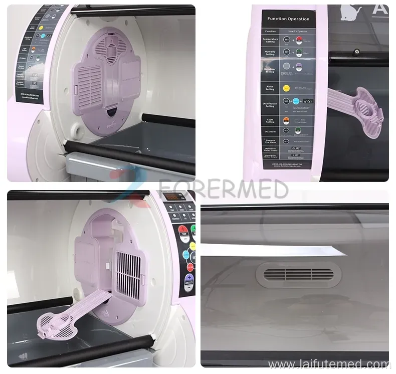 Portable Pet ICU Incubator with Oxygen Concentrator