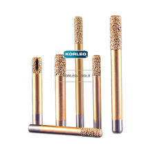 Flat Head Vacuum Brazed Stone Engraving Router Bits for Marble