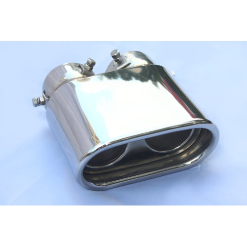 Dual Inlets Outlets Oval Performance Exhaust Tips