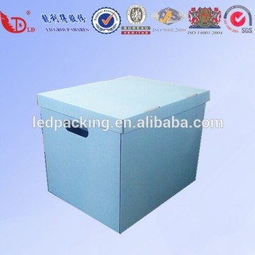 Wholesale corrugated carton file storage boxes
