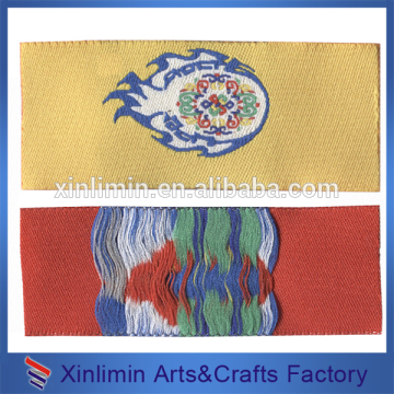 2016 New manufactured machin woven label cut and fold