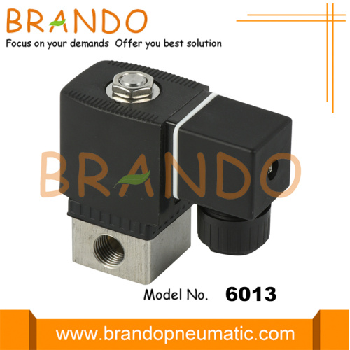 6013 A 1/4 &#39;&#39; NC Paslanmaz Çelik Solenoid Valf