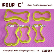 Dog bone cookie cutters,plastic biscuit cutters