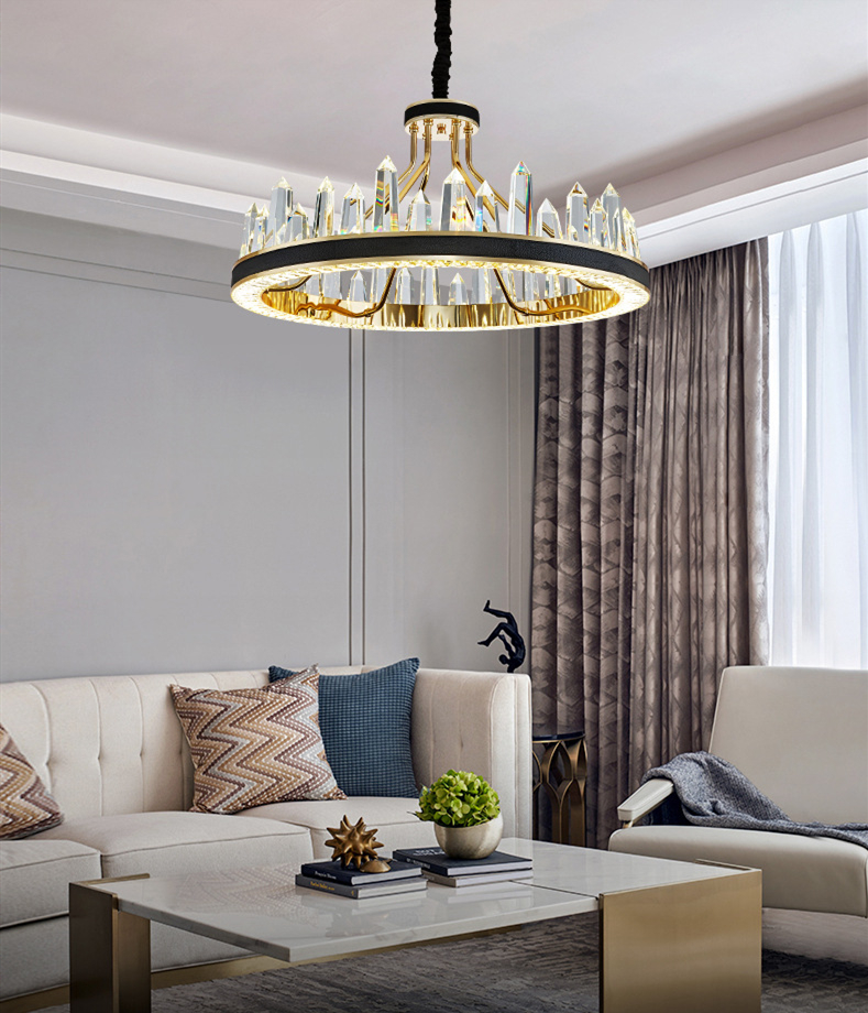 Hanging Modern Crystal Pendant LightsofApplication Large Pendant Lighting Fixtures