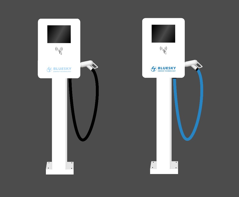 22kw Floor-Mounted With Type 2 plug AC EV Charger China EV Charger Supplier Manufacturer